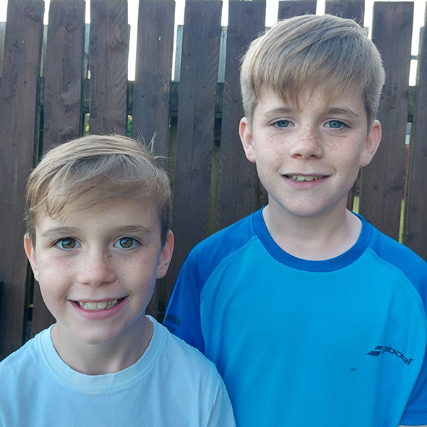 K is for Kids Fraser and Cameron